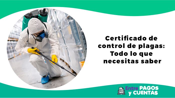 Certificado de control de plagas 