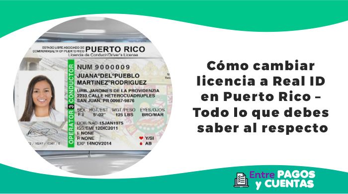 Cómo cambiar licencia a Real ID en Puerto Rico